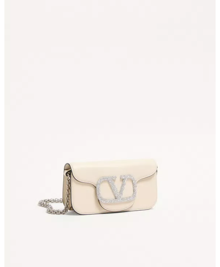 Valentino Garavani Locò Small Shoulder Bag With Jewel Logo