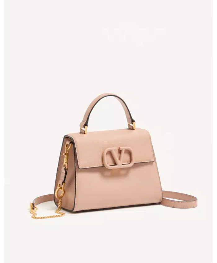 Small Vsling Grainy Calfskin Handbag