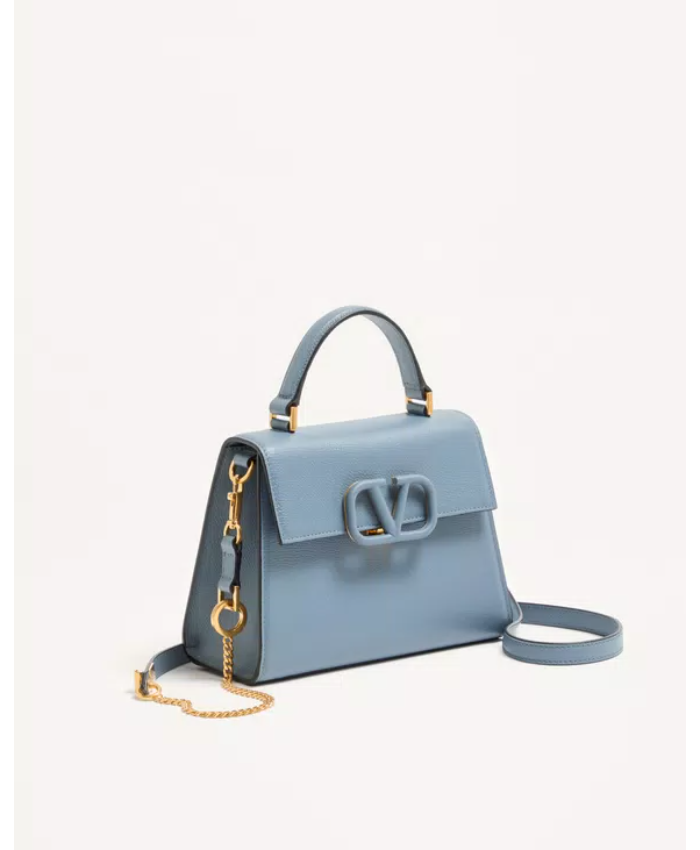 Small Vsling Grainy Calfskin Handbag