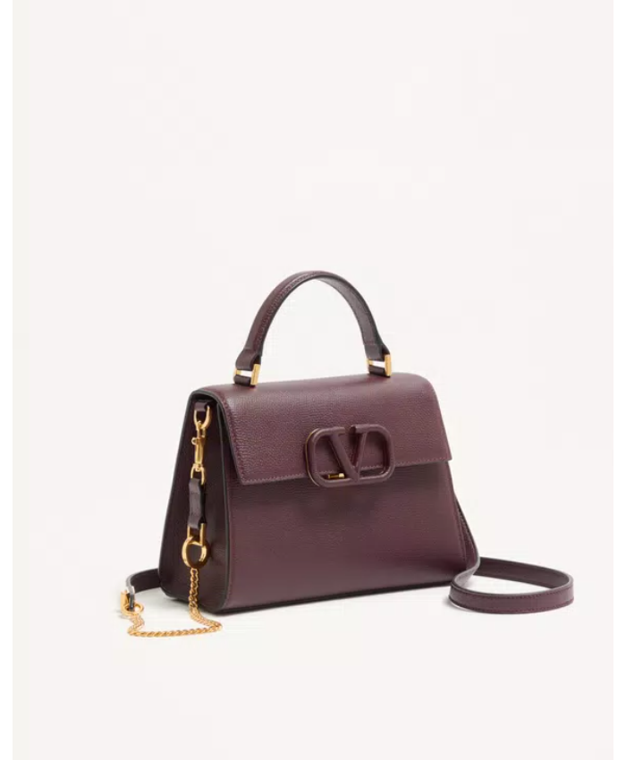 Small Vsling Grainy Calfskin Handbag