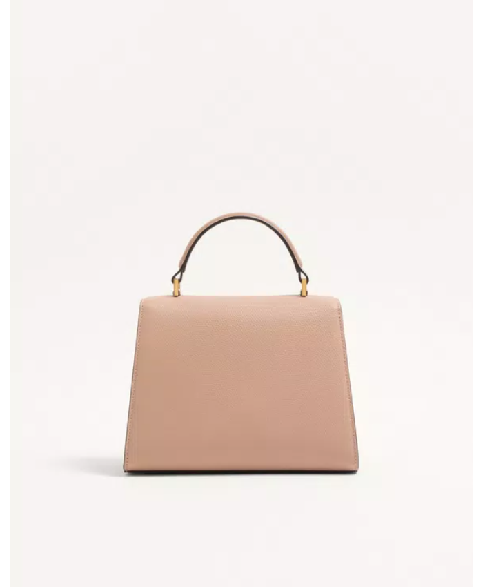 Valentino Garavani Vsling Small Handbag In Grainy Calfskin With Jewel Logo