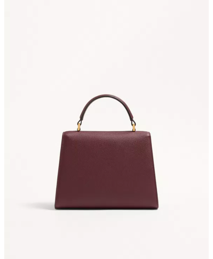 Valentino Garavani Vsling Small Handbag In Grainy Calfskin With Jewel Logo