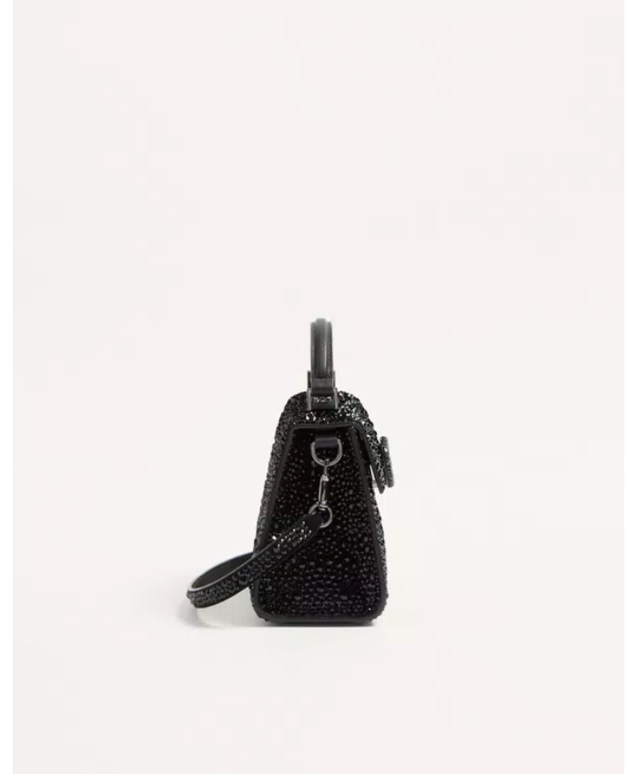 Mini Vsling Handbag With Sparkling Embroidery