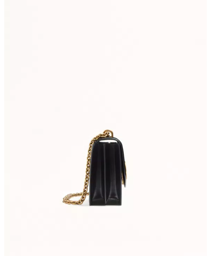 Valentino Garavani Vain Shoulder Bag In Shiny Calfskin