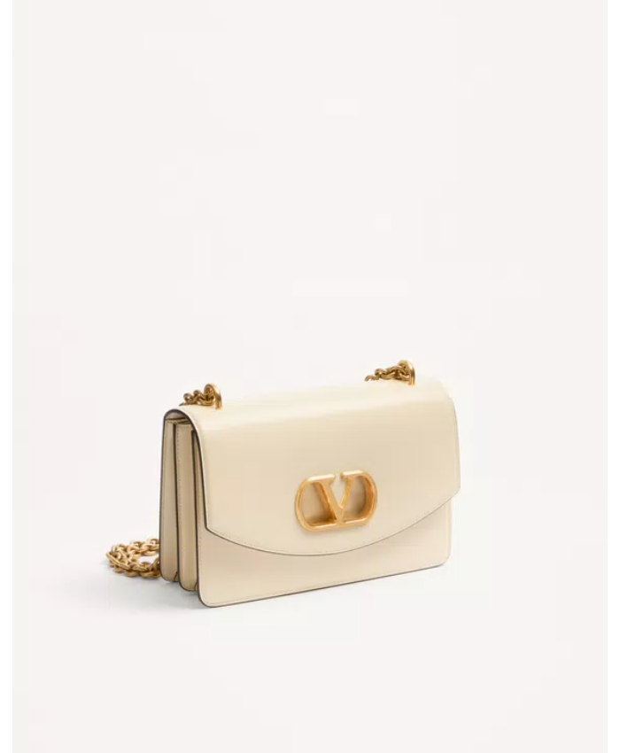 Valentino Garavani Vain Shoulder Bag In Shiny Calfskin