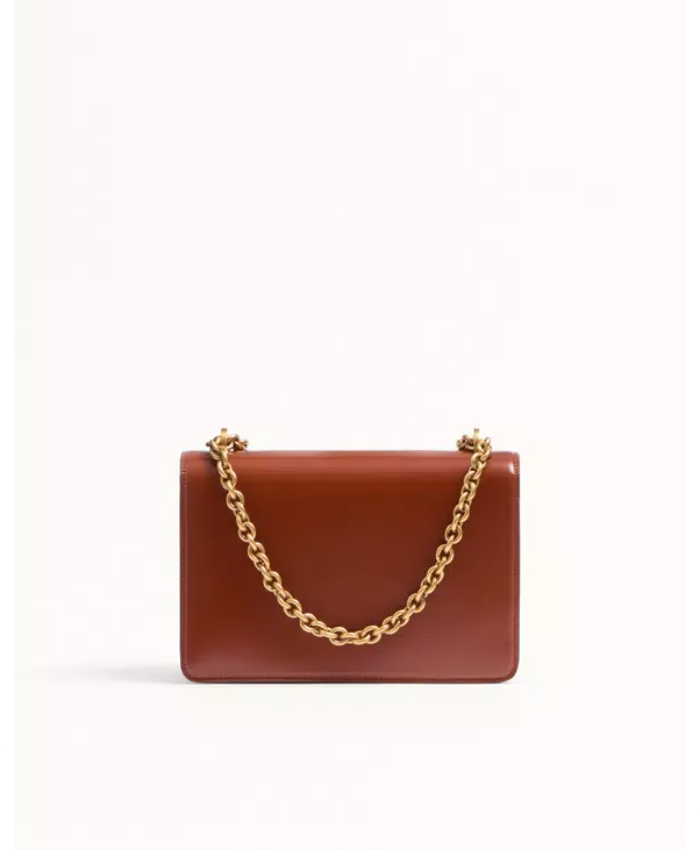 Valentino Garavani Vain Shoulder Bag In Shiny Calfskin