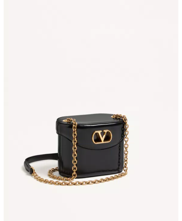 Valentino Garavani Vain Vanity Bag In Shiny Calfskin