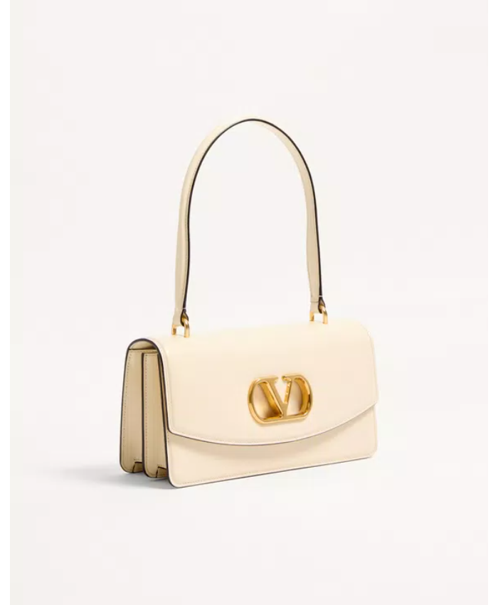Valentino Garavani Vain Bag With Handle In Shiny Calfskin