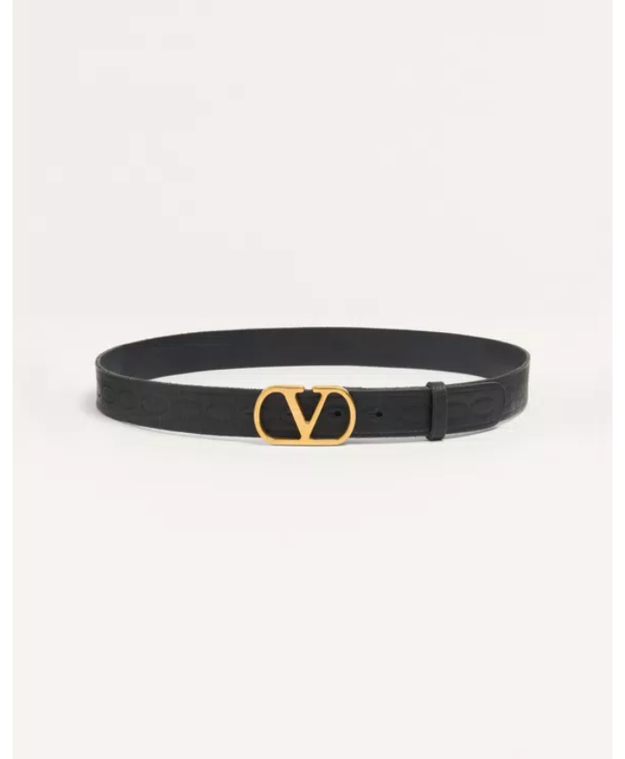 Vlogo Signature Calfskin Belt 30 Mm