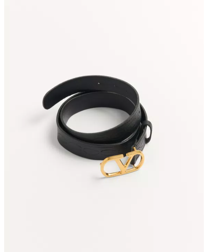 Vlogo Signature Calfskin Belt 30 Mm