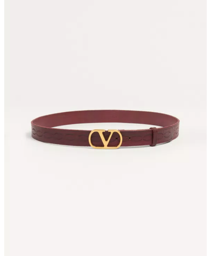 Vlogo Signature Calfskin Belt 30 Mm