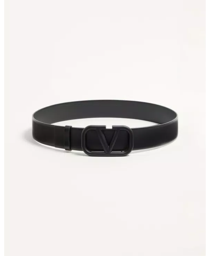 Vlogo Signature Calfskin Belt