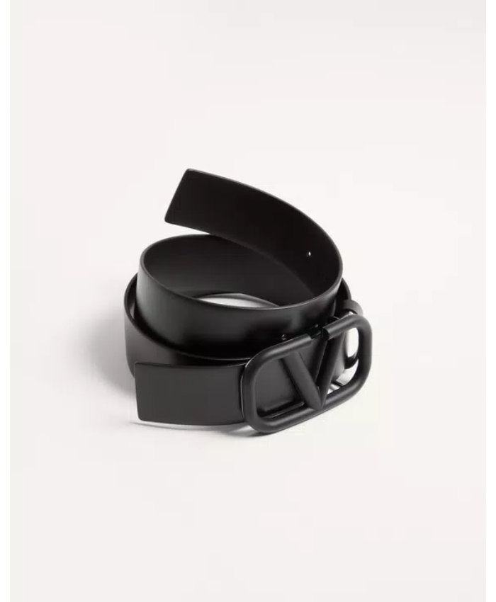 Vlogo Signature Calfskin Belt