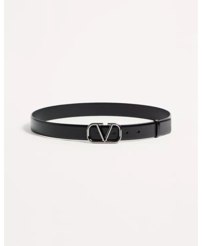 Vlogo Signature Calfskin Belt 30 Mm