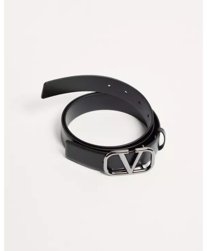 Vlogo Signature Calfskin Belt 30 Mm