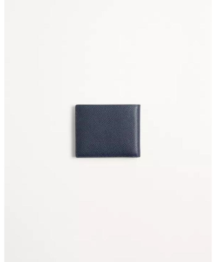 Vlogo Signature Grainy Calfskin Wallet