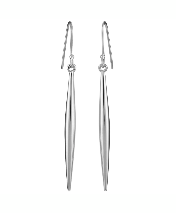 Linear Spear Drop Earrings