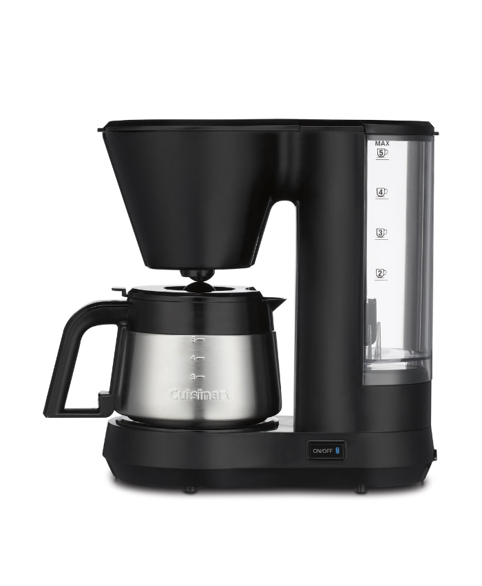 5-Cup Coffee Maker with Stainless Steel Carafe