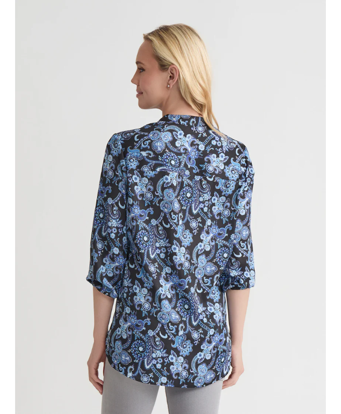 Kelly Blouse, Satin Twill