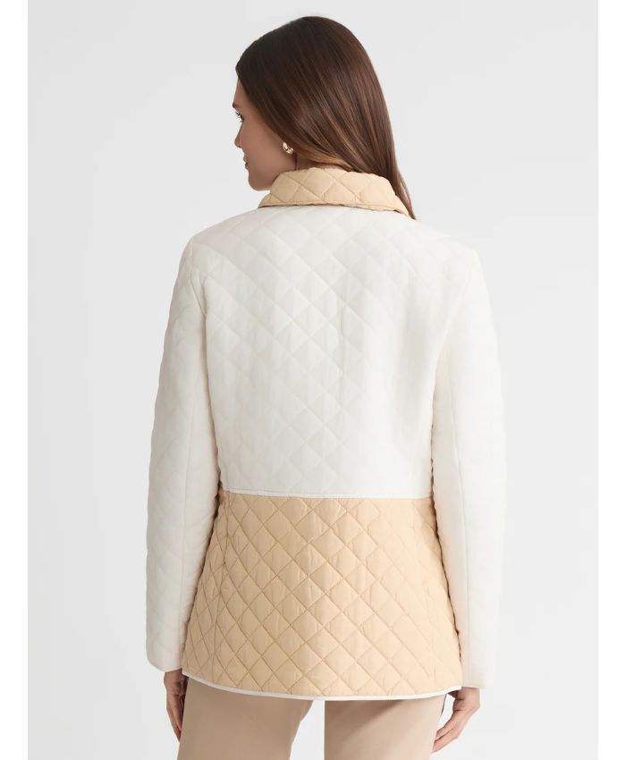 Colorblock Quilted Jacket