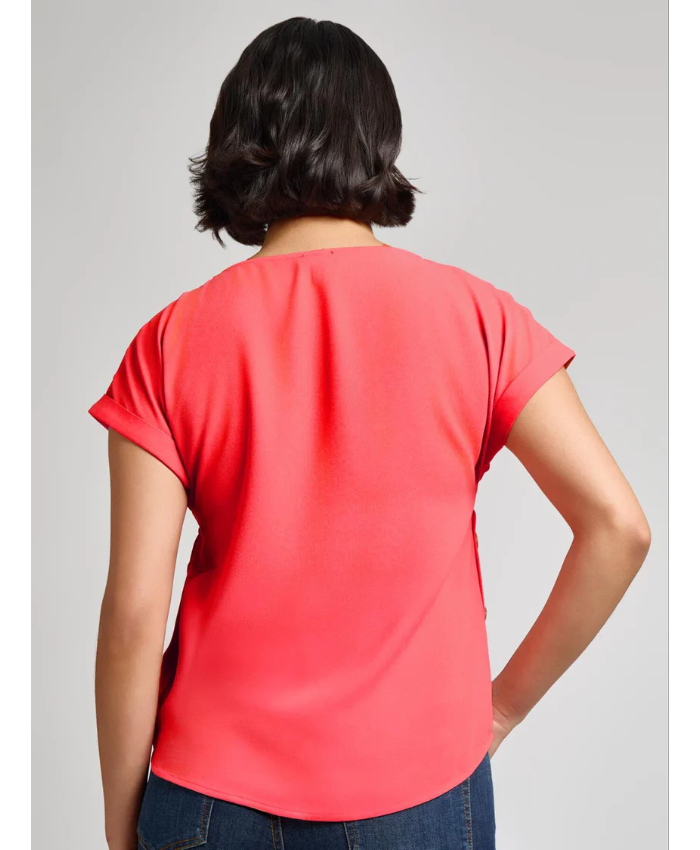 Button Detail Blouse, Jasper Crepe