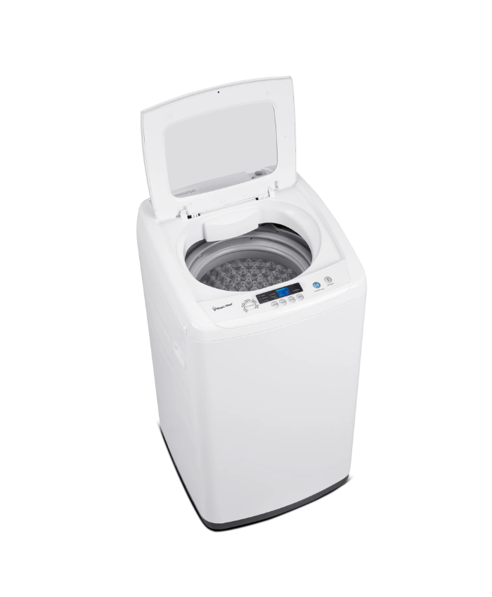 0.9 cu. ft. Compact Portable Top Load Washer in White