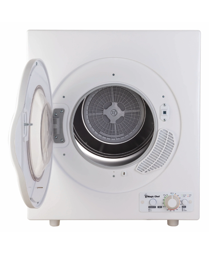 3.5 Cu. Ft. White Compact Electric Dryer