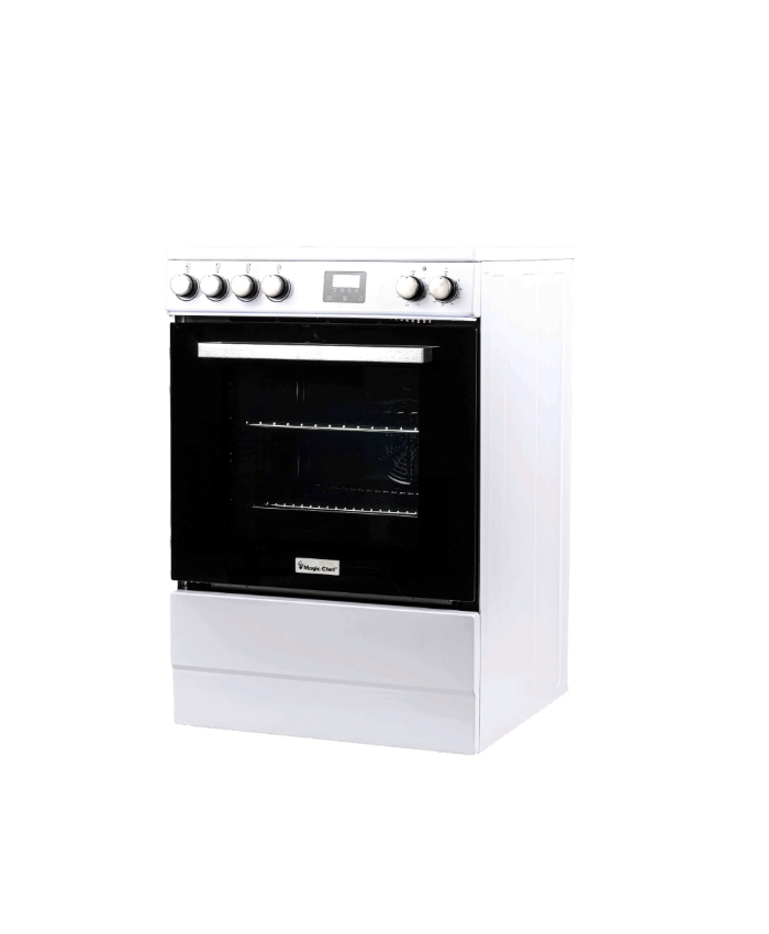 `24 in 4 Element Freestanding Electric Range in White