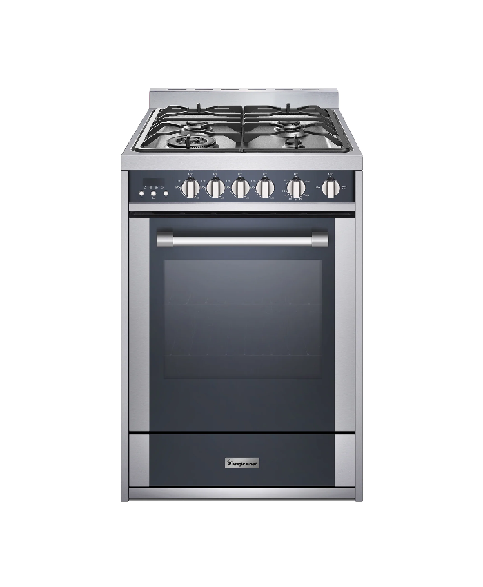 4 Burner Freestanding Gas Range in Stainless Steel
