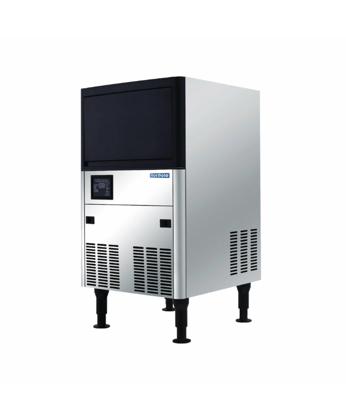 120 lbs. Freestanding Commercial Ice Maker in Stainless Steel