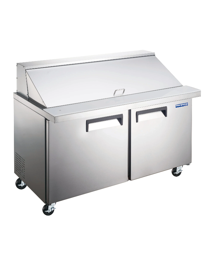 2 Door Mega Top Sandwich/Salad Prep Table