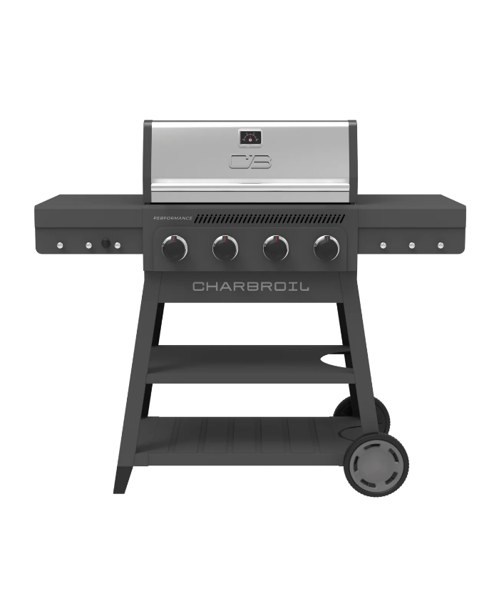 Performance Series™ FlavorMax™ 4 Burner Cart Gas Grill Gray Stainless