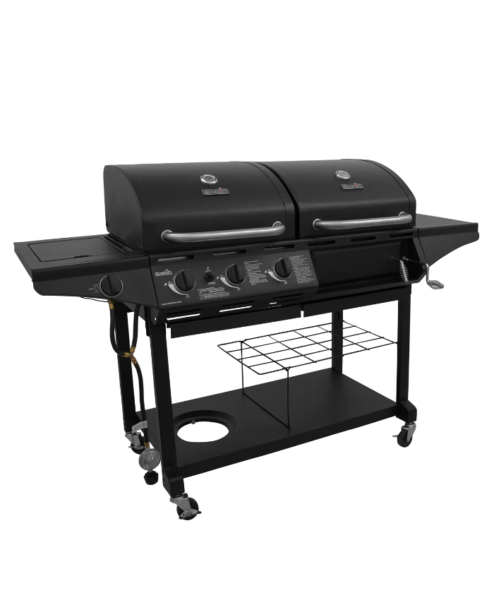 Deluxe Charcoal & Gas Combo Grill