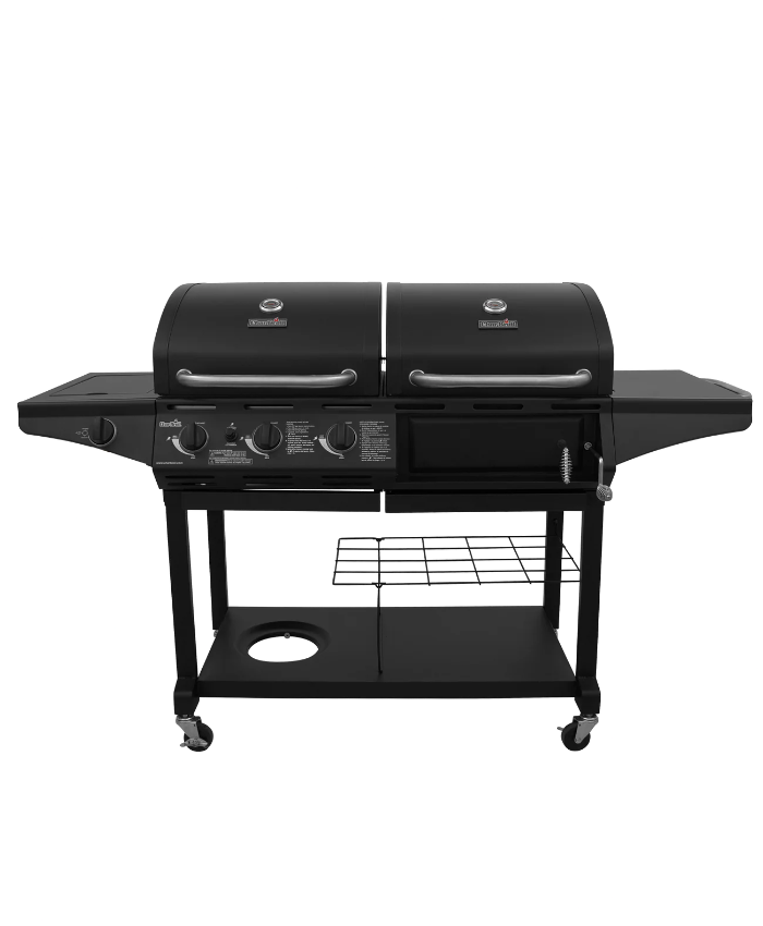 Deluxe Charcoal & Gas Combo Grill