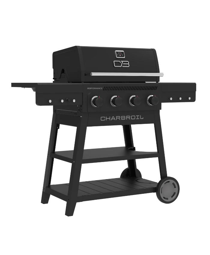 Performance Series™ FlavorMax™ 4 Burner Cart Gas Grill Black Stainless