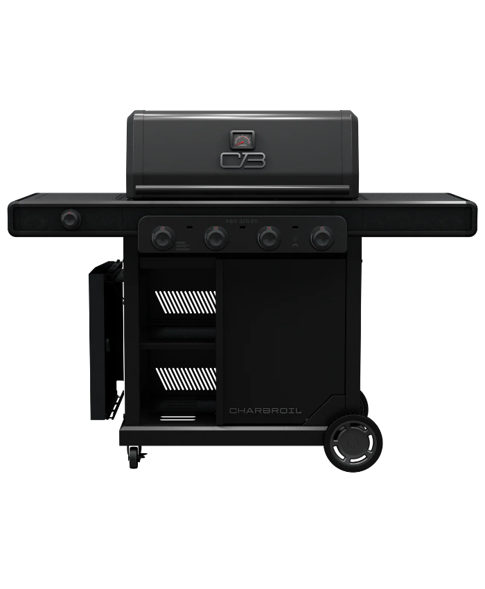 Pro Series™ 4-Burner Gas Grill and Griddle with Side Burner