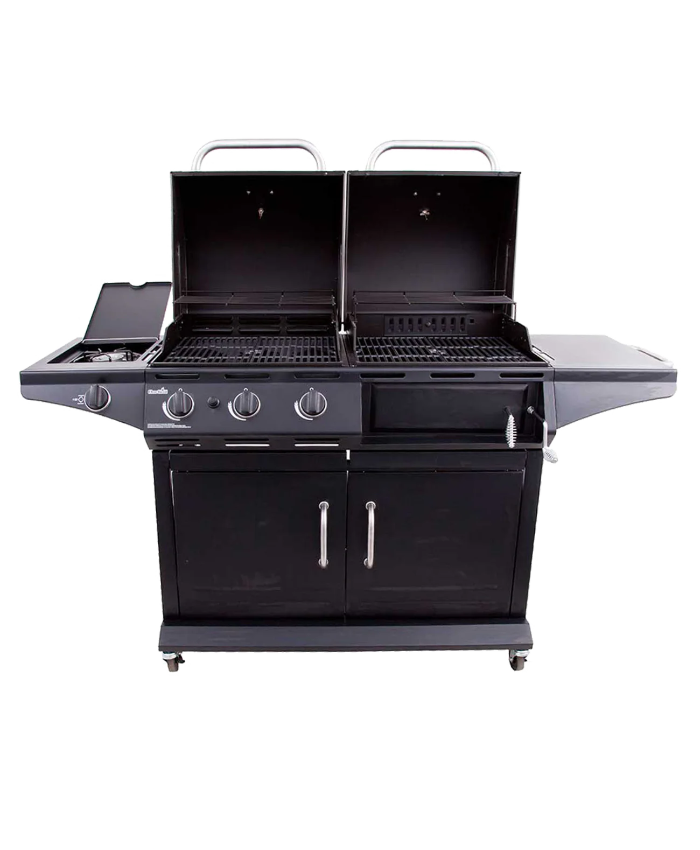 Deluxe Charcoal & Gas Combo Grill