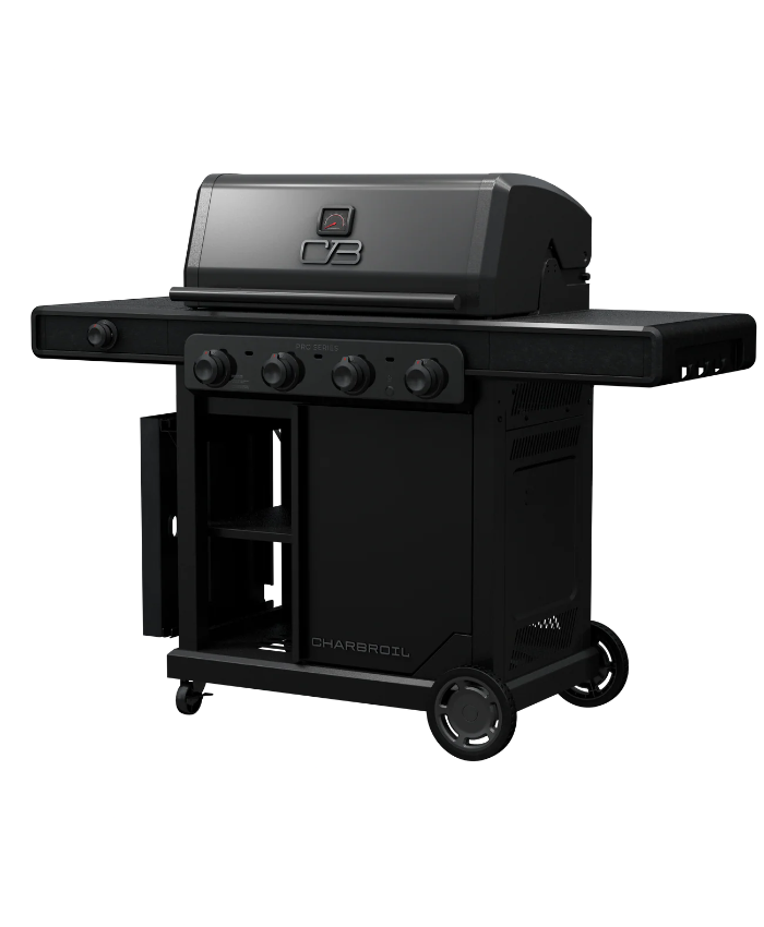 Pro Series™ 4-Burner Gas Grill and Griddle with Side Burner