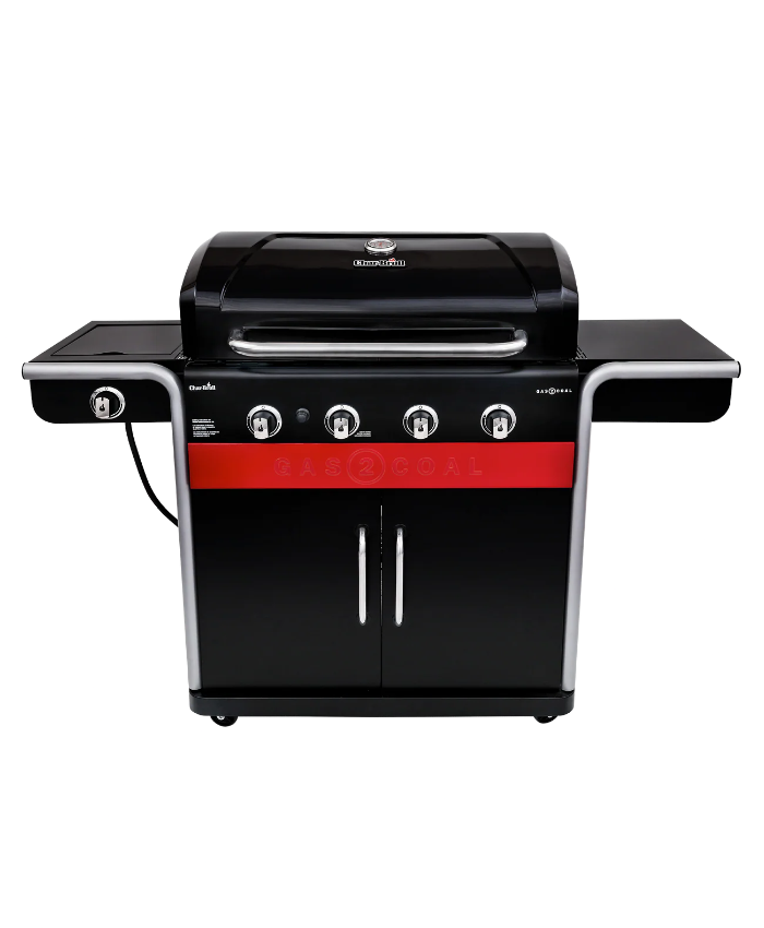 Gas2Coal® 4-Burner Hybrid Grill