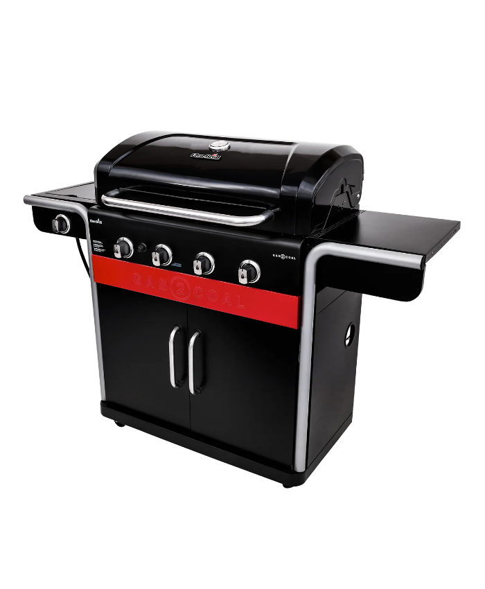Gas2Coal® 4-Burner Hybrid Grill
