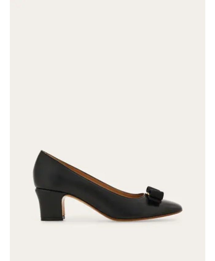 Vara Bow Block Heel Pump