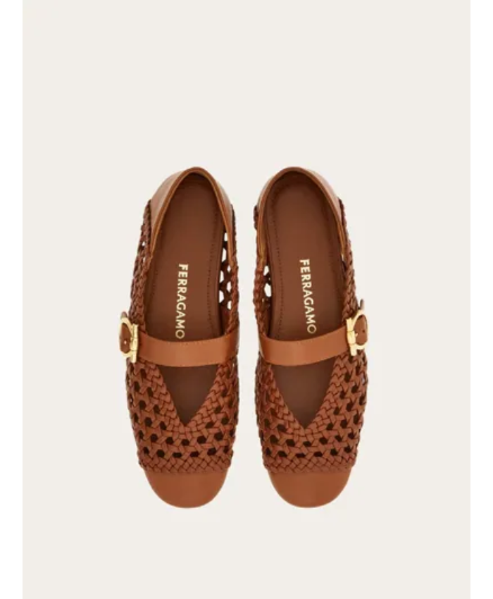 Gancini Buckle Ballet Flatv