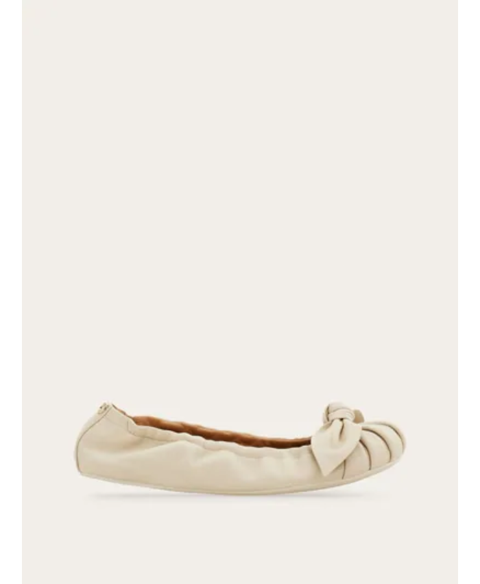 Bow Embellished Ballet Fl