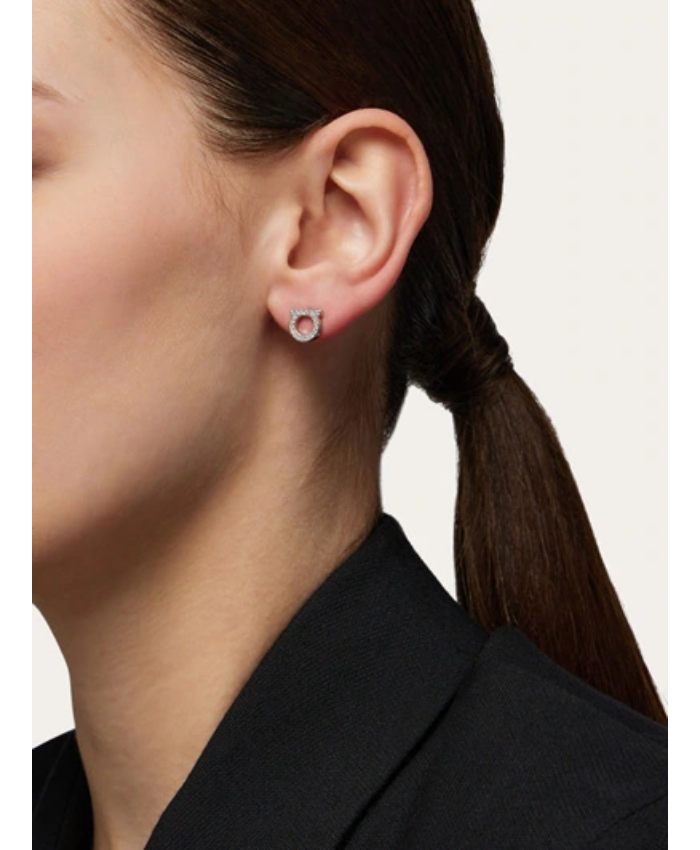 Gancini Crystals Earrings (S)