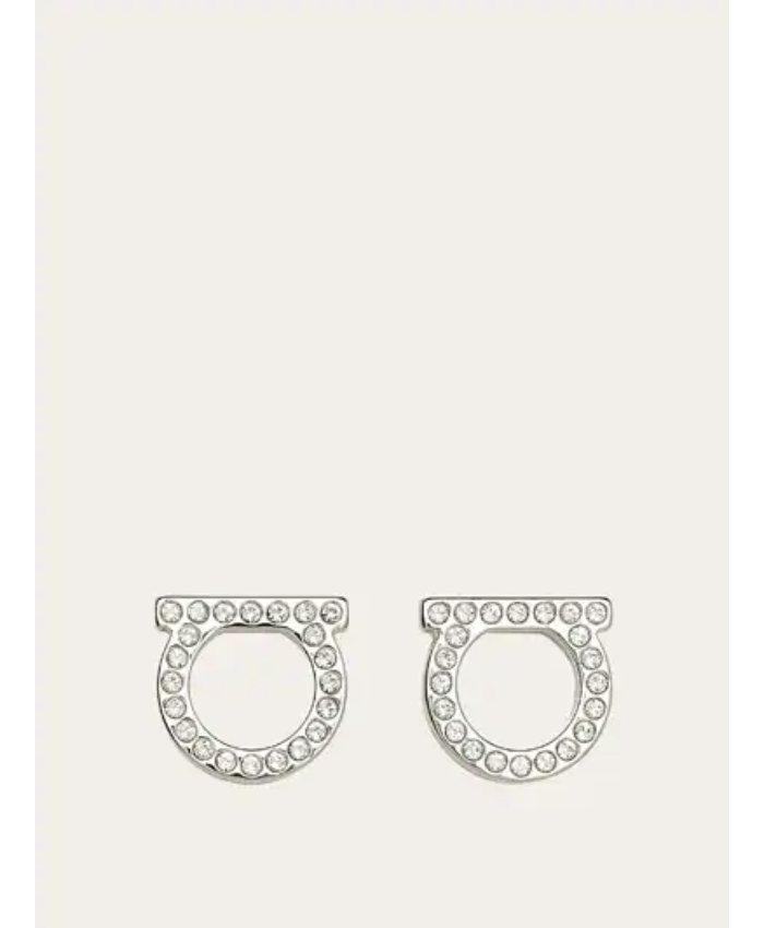 Gancini crystals earrings (L)