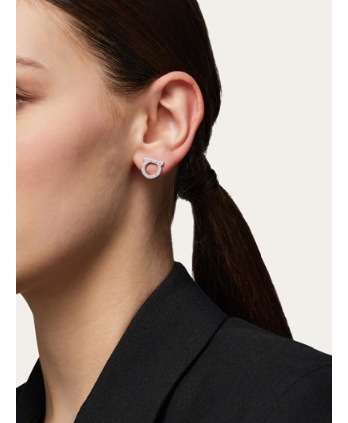 Gancini Crystals Earrings (L)