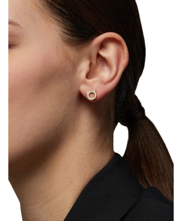 Gancini crystals earrings (S)