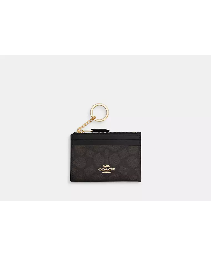 Mini Skinny Id Case In Signature Canvas