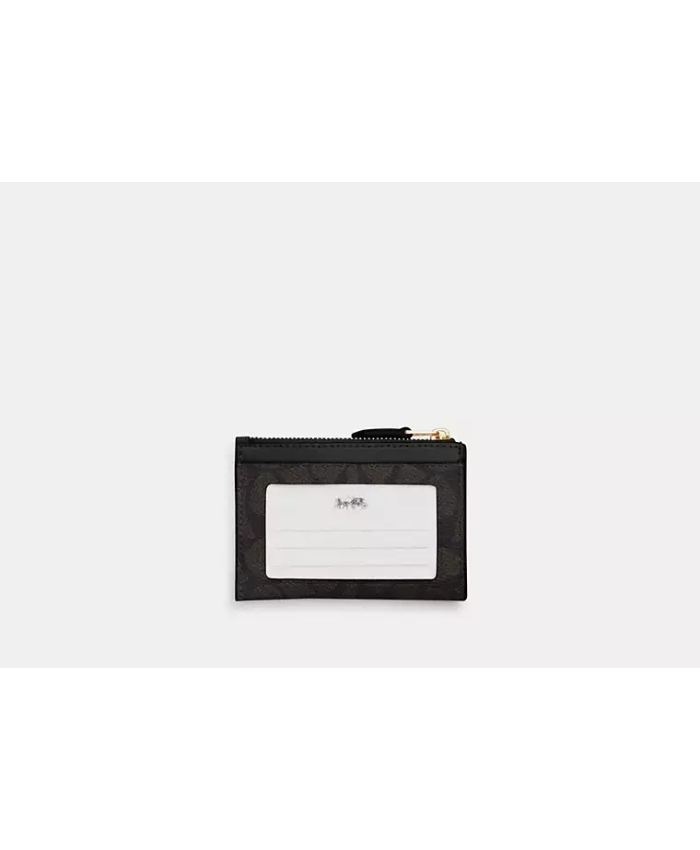 Mini Skinny Id Case In Signature Canvas