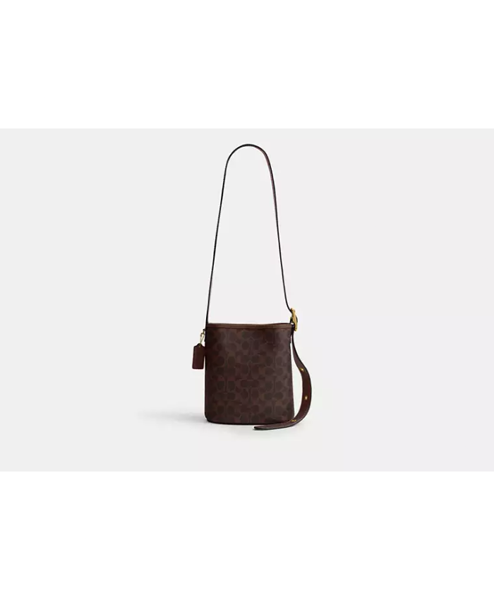 Bleecker Bucket Bag 21 In Signature Canvas